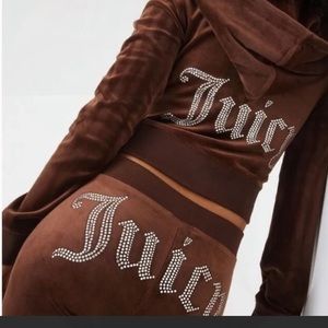 EXTREMELY RARE juicy couture bling velour track pants xl nwt